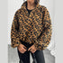 'Elsinore' Leopard Fleece Jacket - Celes Fashion